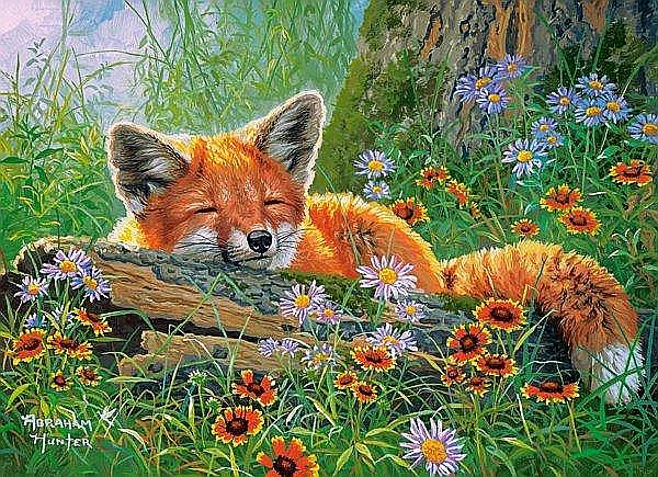 Puzzle 100 piese Foxy Dreams 111244 Castorland [2]