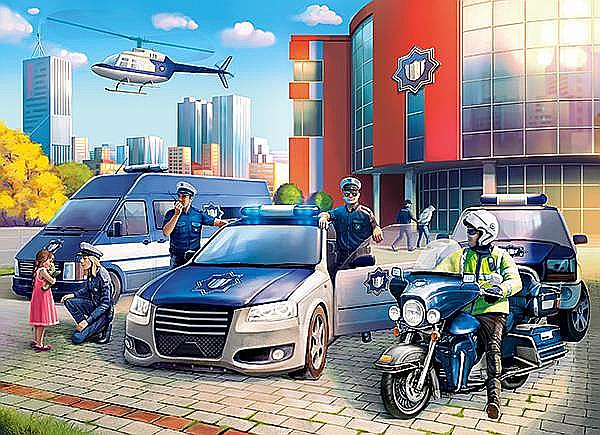 Puzzle 100 piese Police Station Castorland 111176 [2]