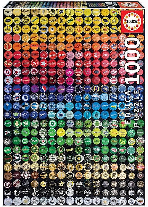 Puzzle 1000 pieces Bottle Caps Educa 19026 [1]