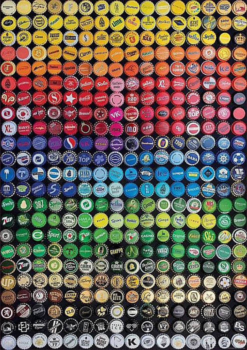 Puzzle 1000 pieces Bottle Caps Educa 19026 [2]