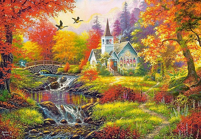 Puzzle 1000 piese Autumn Vibes 104994 Castorland [2]