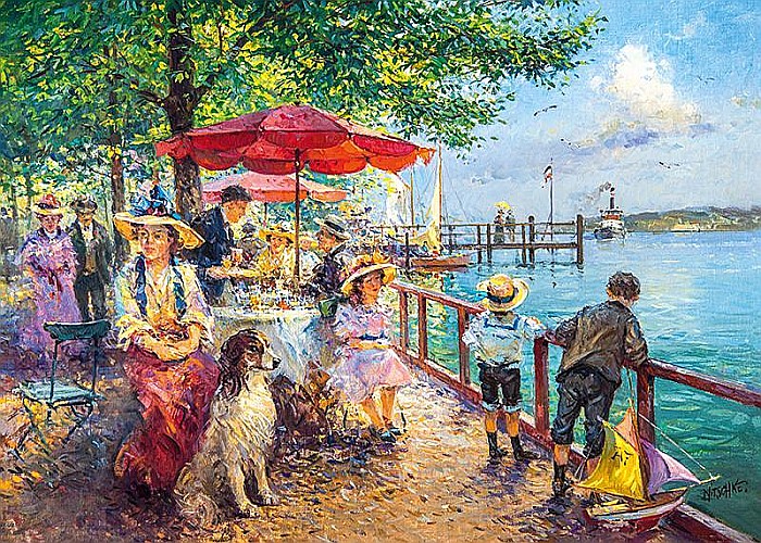 Puzzle 1000 piese Berlin-Havelcafe 30219 Cherry Pazzi [3]