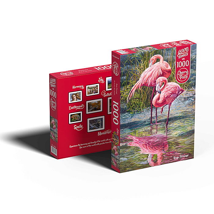 Puzzle 1000 piese Bingo Flamingo 30431 Cherry Pazzi [2]