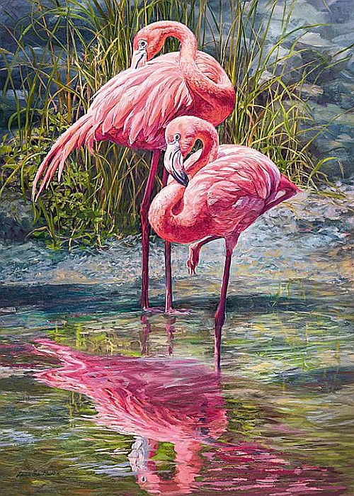 Puzzle 1000 piese Bingo Flamingo 30431 Cherry Pazzi [3]