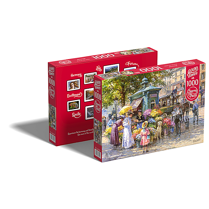 Puzzle 1000 piese Blumenmarkt 30226 Cherry Pazzi [2]