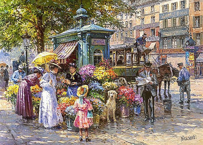 Puzzle 1000 piese Blumenmarkt 30226 Cherry Pazzi [3]