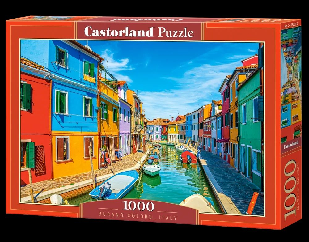 Puzzle 1000 piese Burano Colors, Italy 105250 Castorland [1]
