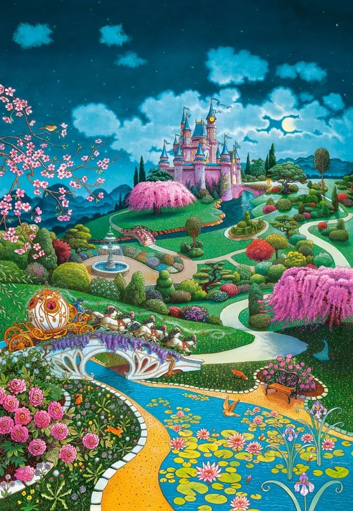 Puzzle 1000 piese Cinderella's Castle 105243 Castorland [2]
