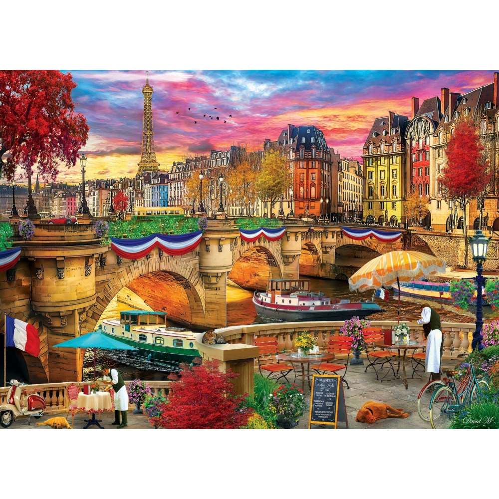 Puzzle 1000 piese Colorscapes Paris City of Love – Master Pieces [2]