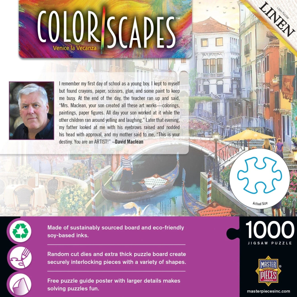 Puzzle 1000 piese Colorscapes Venice la Vecanza [3]
