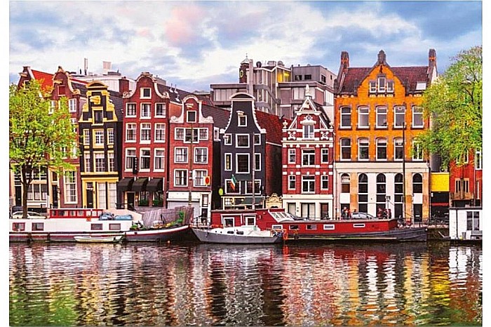 Puzzle 1000 piese Dancing Houses, Amsterdam 18458 [2]