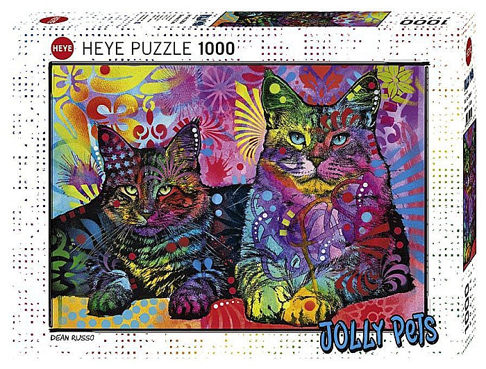 Puzzle 1000 piese Devoted 2 Cats 29864 [1]
