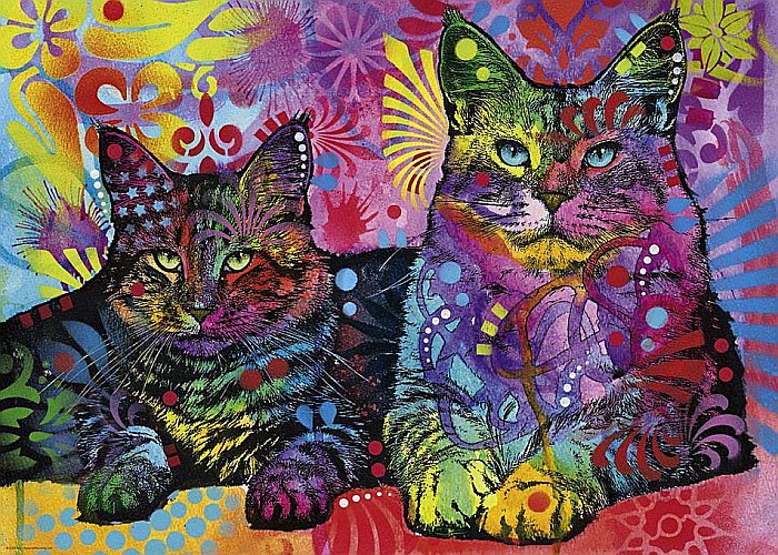 Puzzle 1000 piese Devoted 2 Cats 29864 [2]