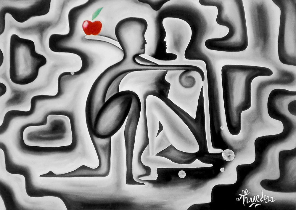 Puzzle 1000 piese Enjoy – Adam and Eve [2]