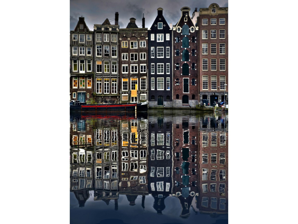 Puzzle 1000 piese Enjoy – Amsterdam Houses [2]
