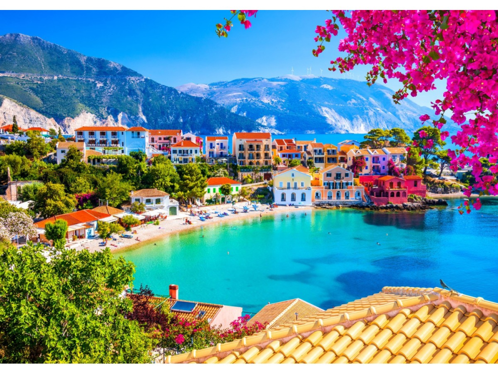 Puzzle 1000 piese Enjoy – Assos Village in Cephalonia, Greece [2]
