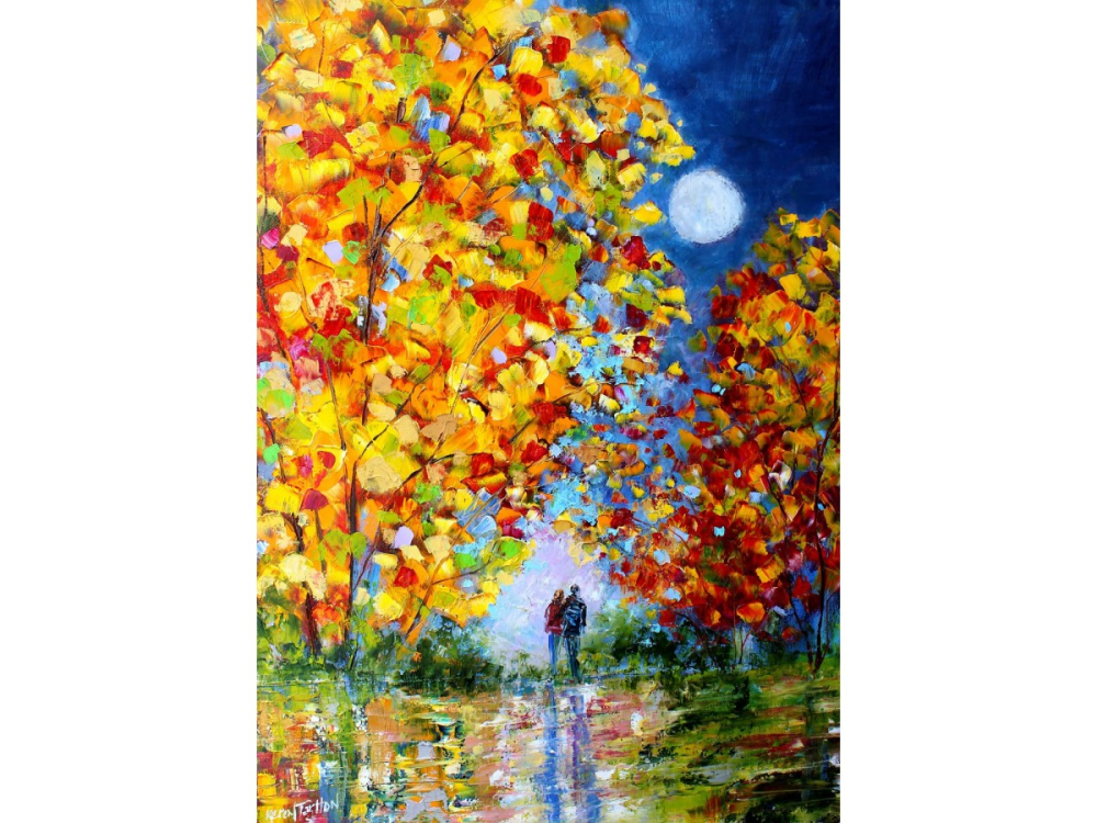 Puzzle 1000 piese Enjoy – Autumn Moon [2]