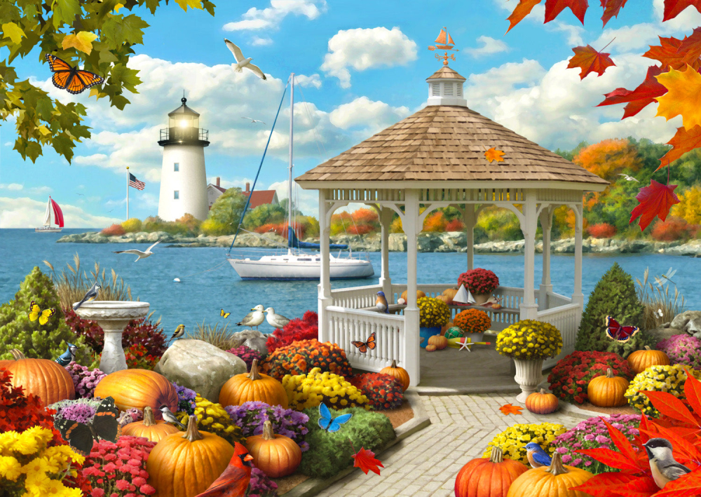 Puzzle 1000 piese Enjoy – Autumn Splendor [2]