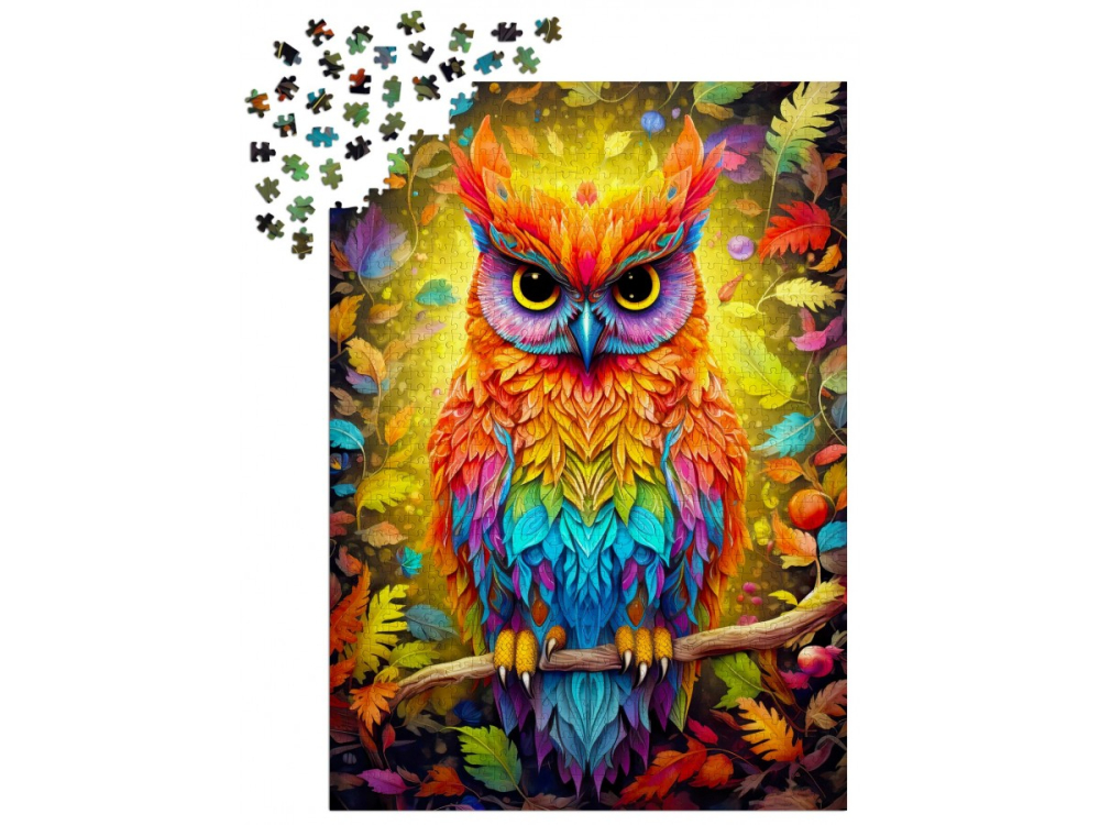 Puzzle 1000 piese Enjoy – Autumnal Owl [3]