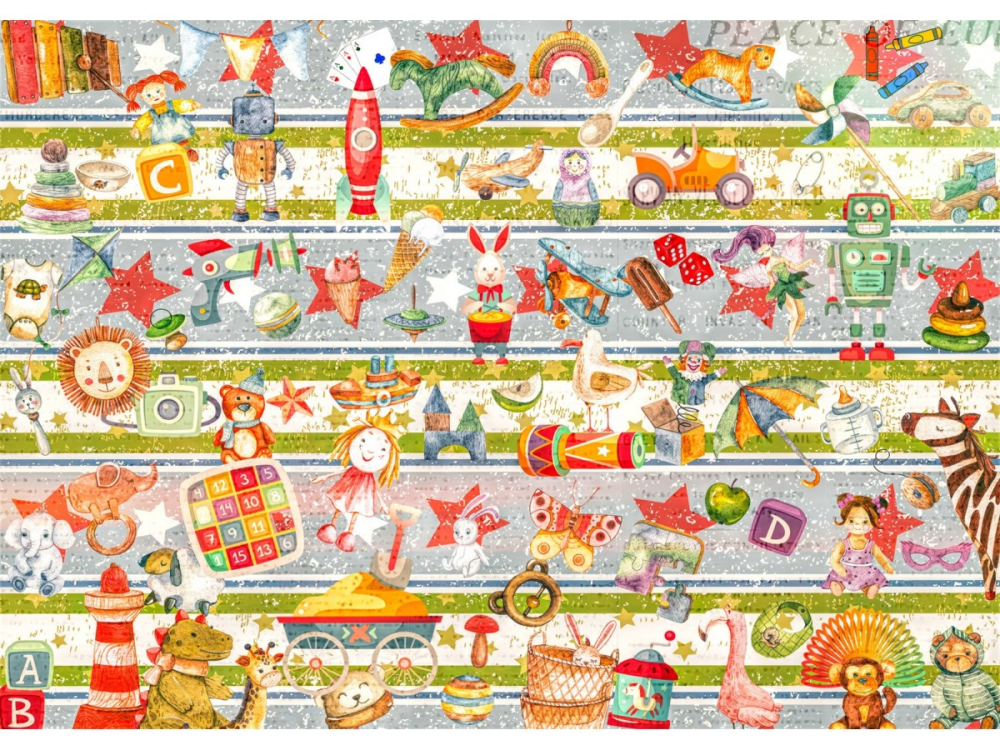 Puzzle 1000 piese Enjoy – Babes in Toyland [2]