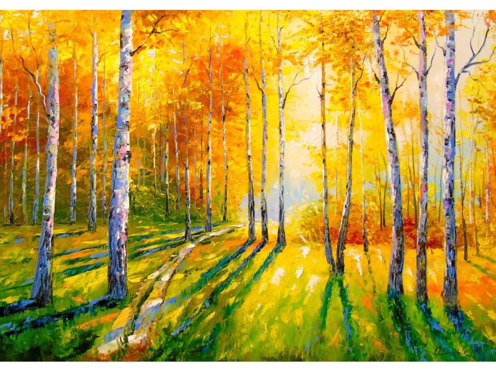 Puzzle 1000 piese Enjoy – Birch Grove [2]