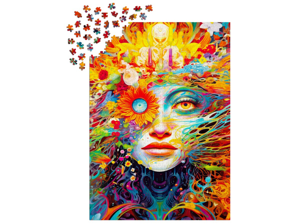 Puzzle 1000 piese Enjoy – Bold Muse [3]