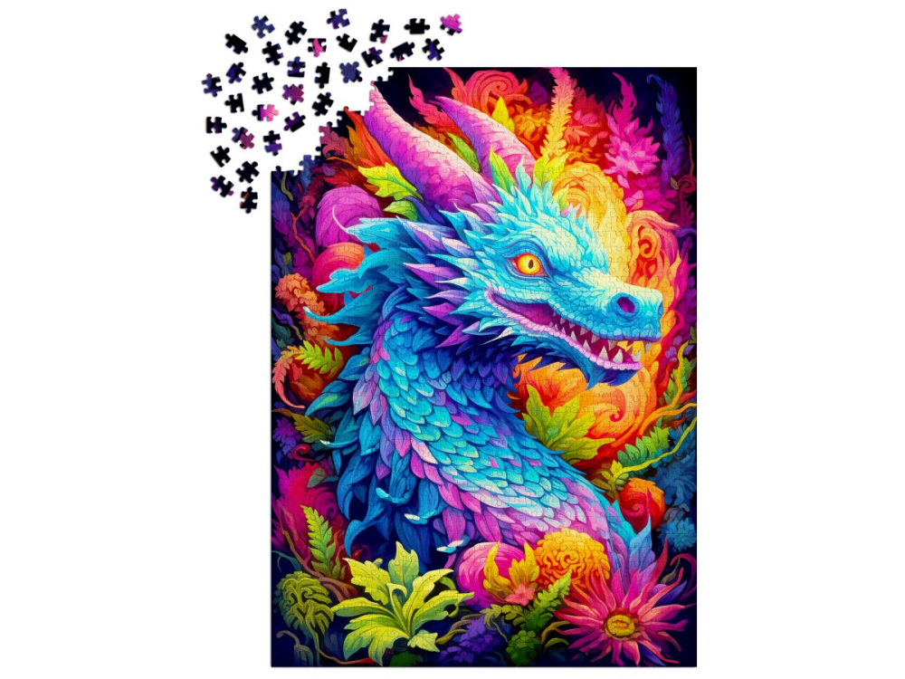 Puzzle 1000 piese Enjoy – Celestial Dragon [3]