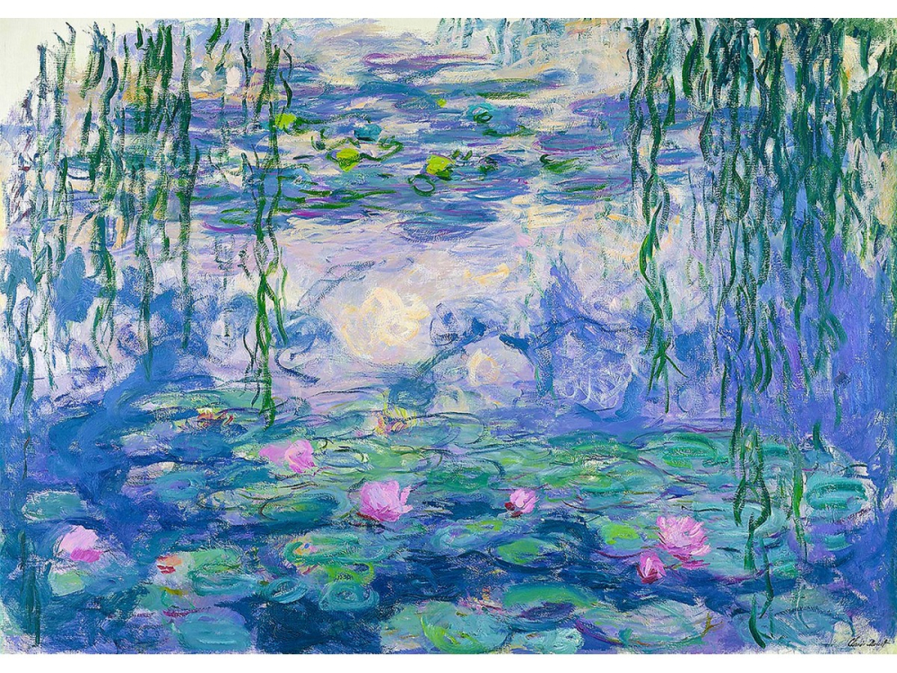 Puzzle 1000 piese Enjoy – Claude Monet: Nympheas (Water Lilies) [2]