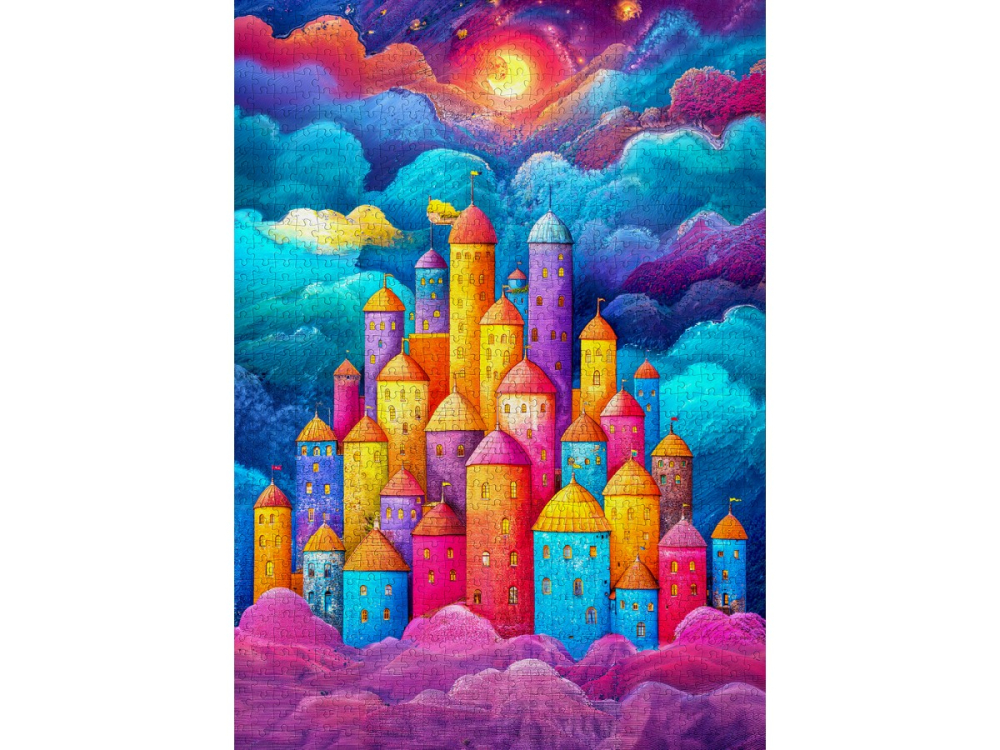 Puzzle 1000 piese Enjoy – Clouds Fortress [2]