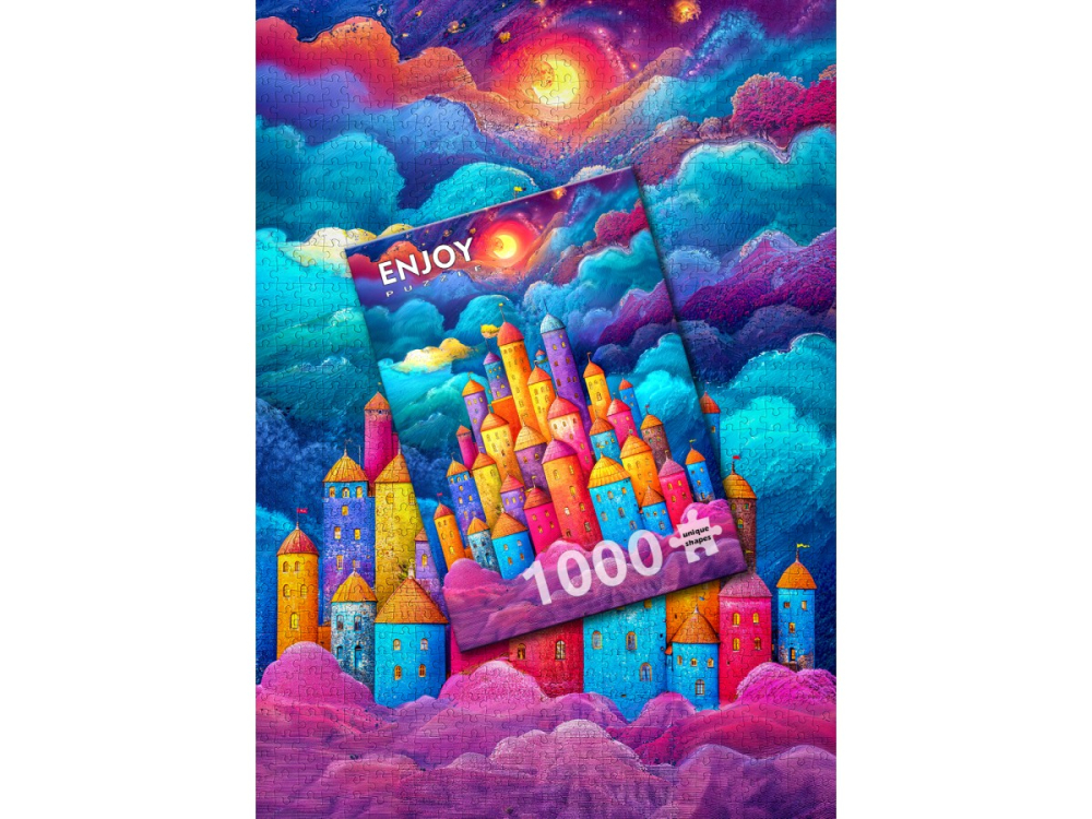Puzzle 1000 piese Enjoy – Clouds Fortress [5]