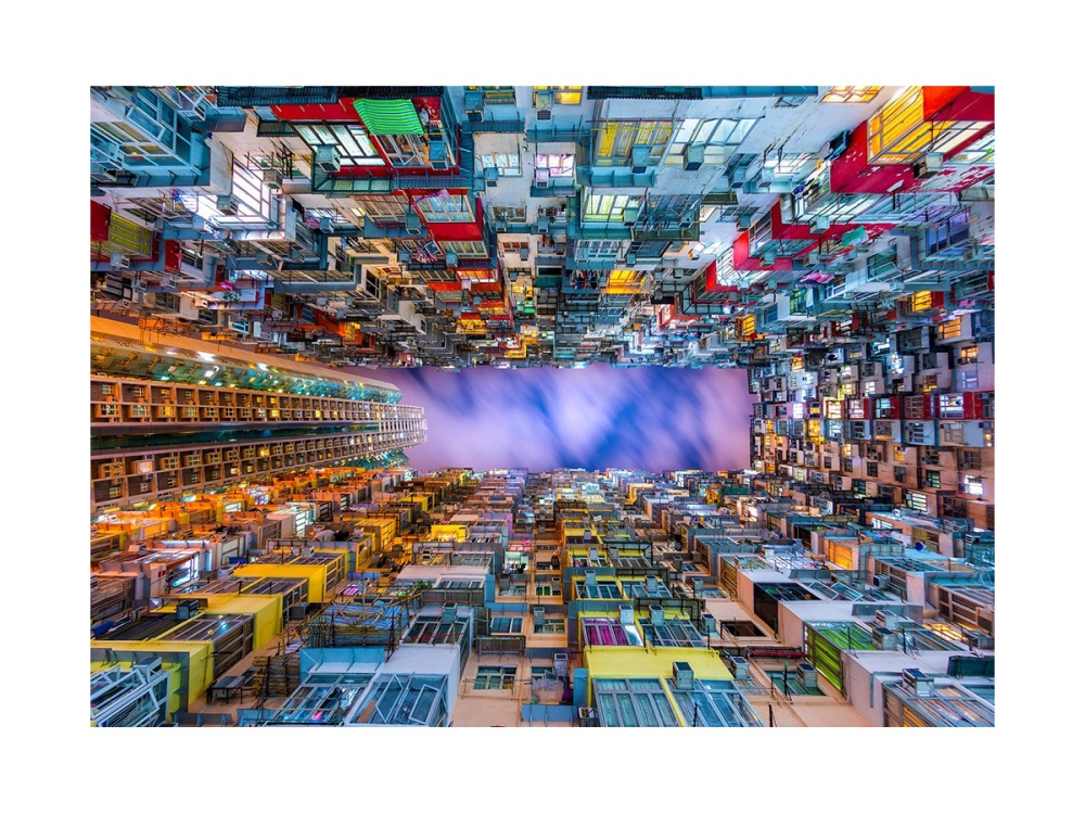 Puzzle 1000 piese Enjoy – Colorful Apartment Building, Hong Kong [2]