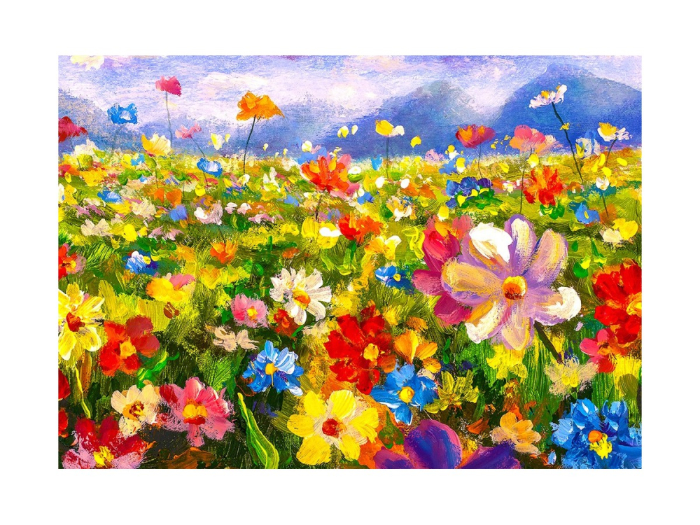 Puzzle 1000 piese Enjoy – Colorful Flower Meadow [2]