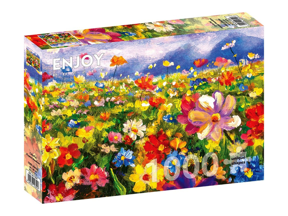 Puzzle 1000 piese Enjoy – Colorful Flower Meadow [1]