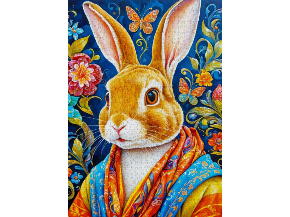 Puzzle 1000 piese Enjoy – Cool Rabbit [2]