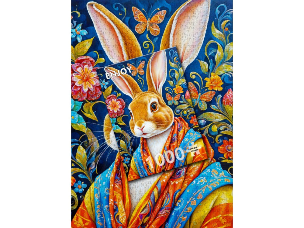 Puzzle 1000 piese Enjoy – Cool Rabbit [4]