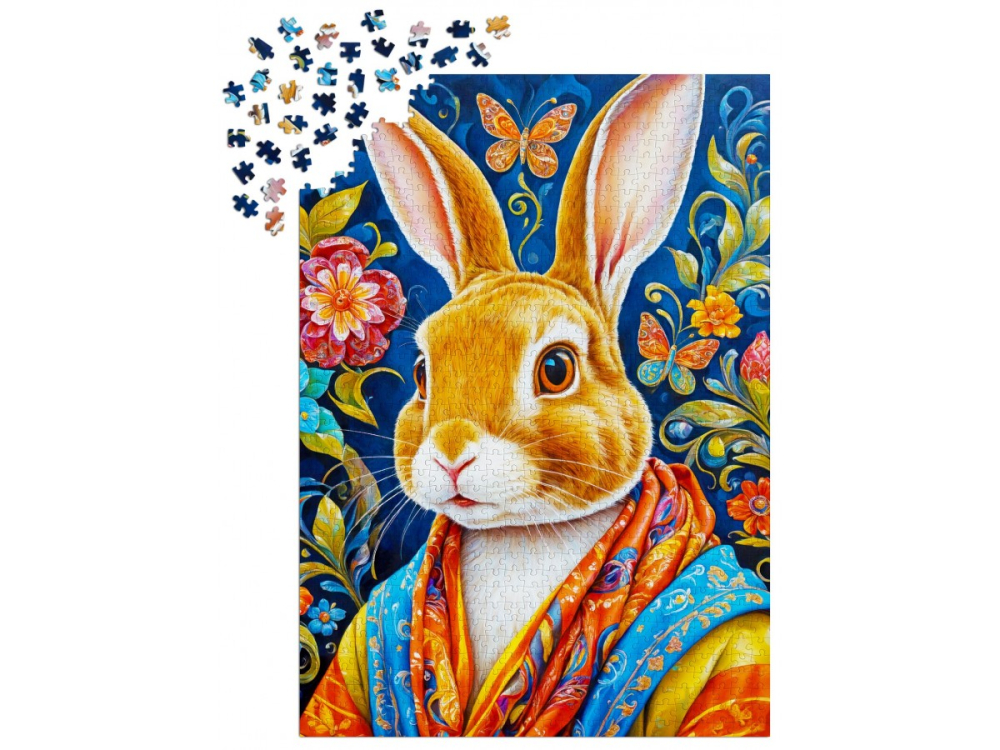Puzzle 1000 piese Enjoy – Cool Rabbit [3]