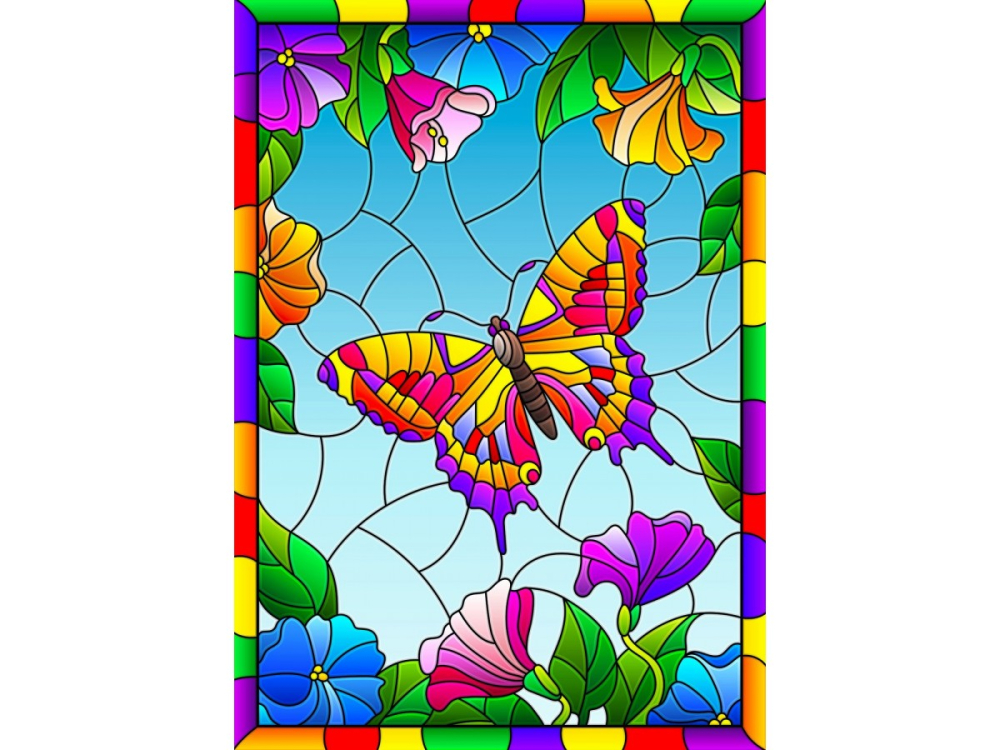 Puzzle 1000 piese Enjoy – Crystal Butterfly [2]