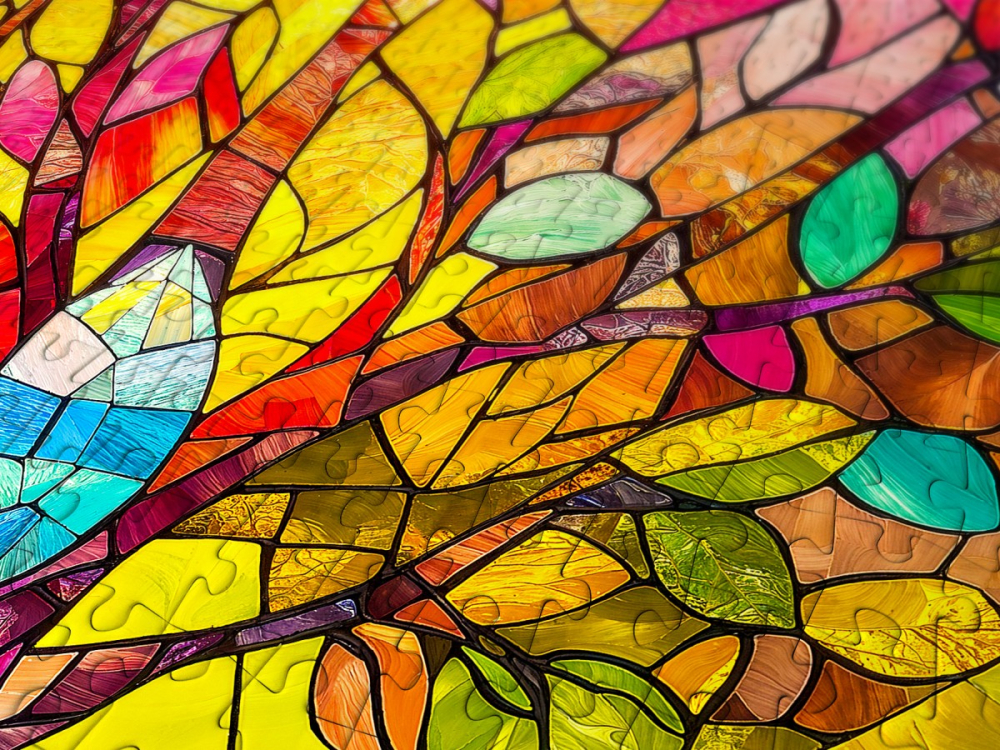 Puzzle 1000 piese Enjoy – Crystallized Tree [5]