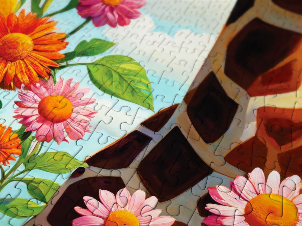 Puzzle 1000 piese Enjoy – Cute Giraffe [5]