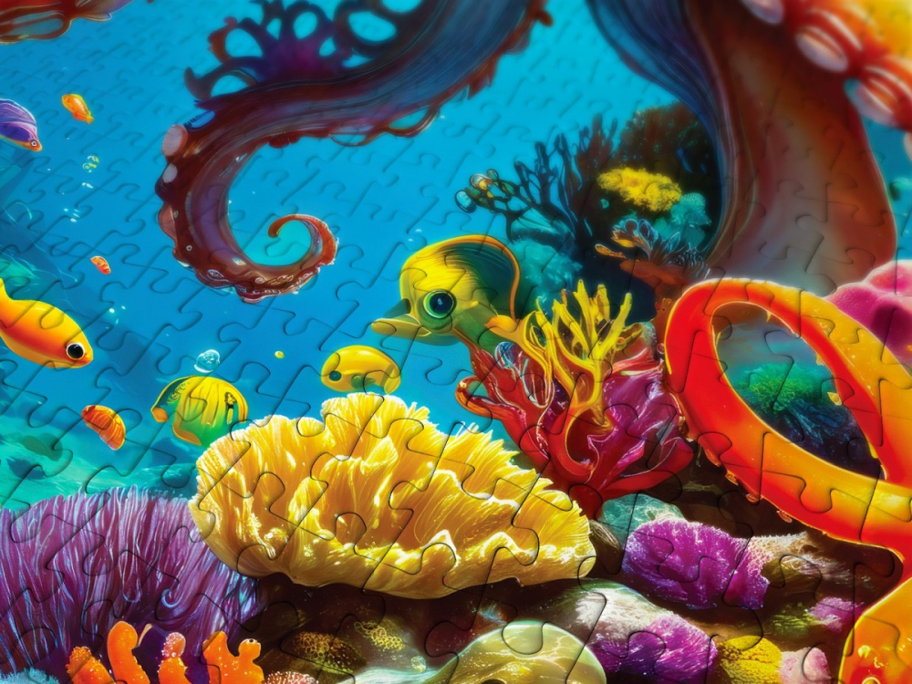 Puzzle 1000 piese Enjoy – Cute Octopus [5]