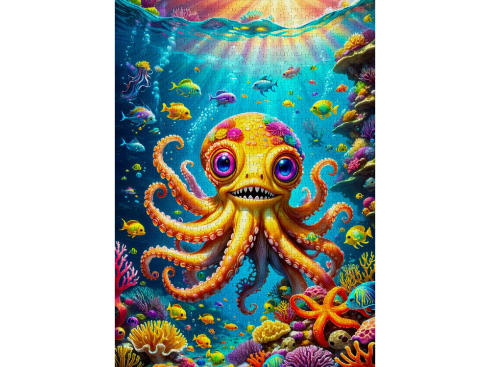 Puzzle 1000 piese Enjoy – Cute Octopus [2]