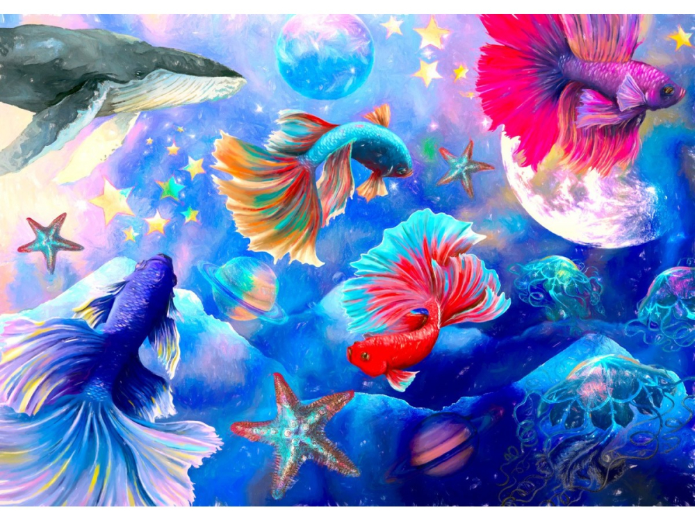 Puzzle 1000 piese Enjoy – Deep Sea Galaxy [2]