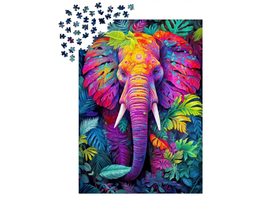 Puzzle 1000 piese Enjoy – Disguised Elephant [3]