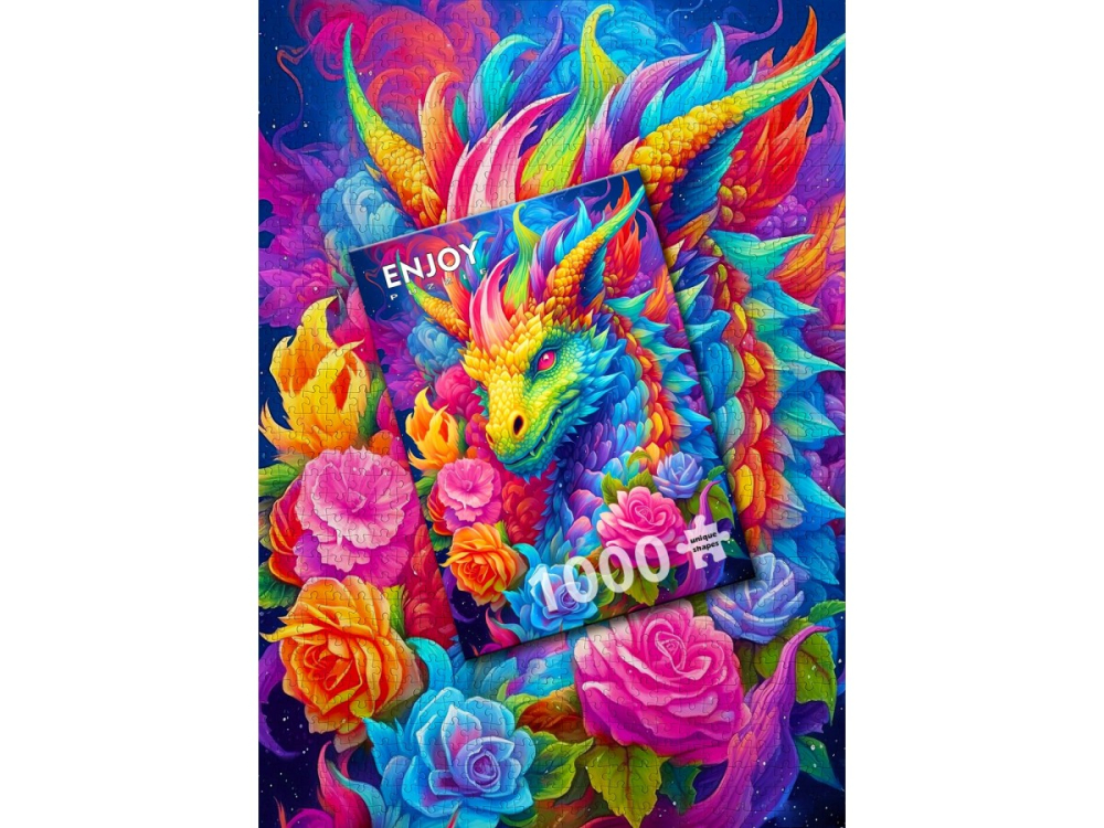 Puzzle 1000 piese Enjoy – Dragon [4]