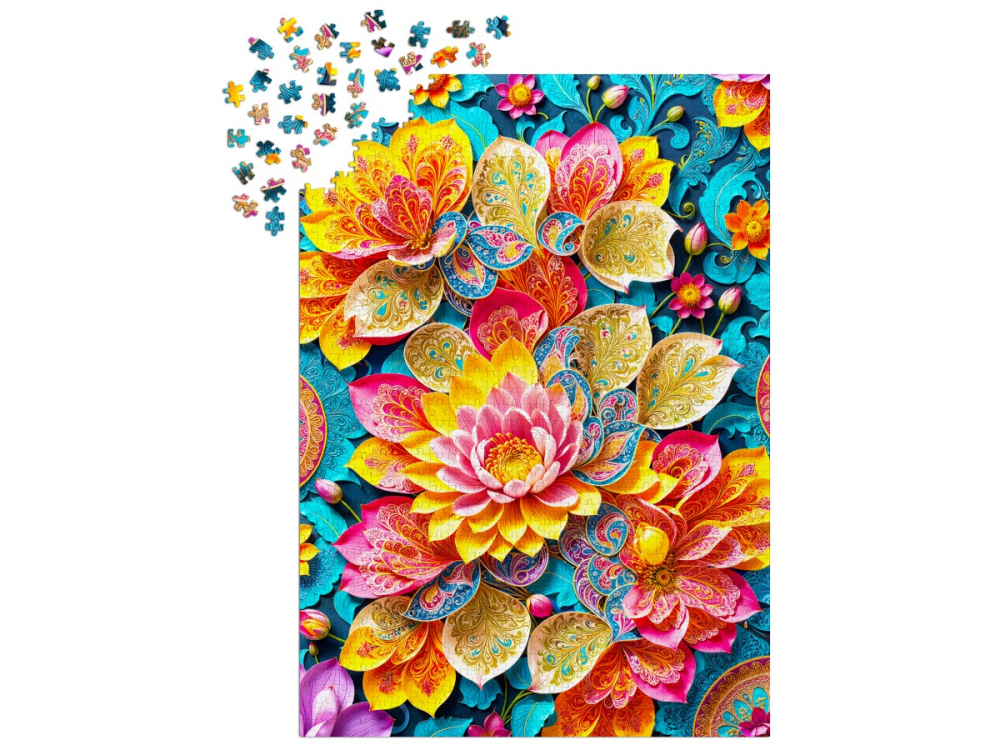 Puzzle 1000 piese Enjoy – Elegant Waterlilies [3]