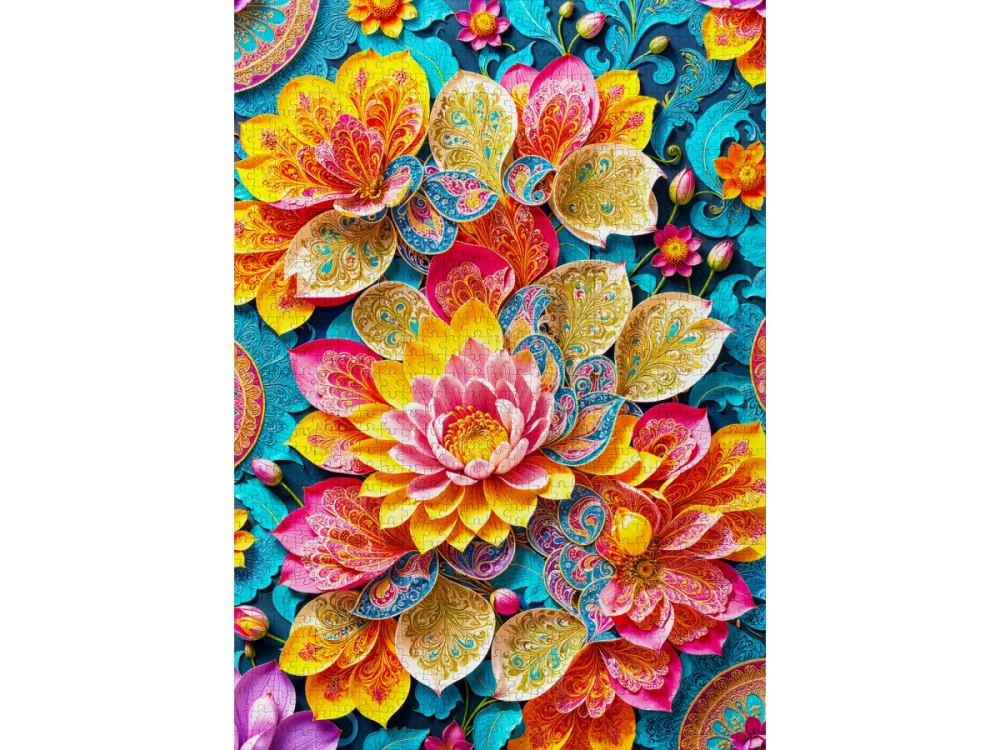 Puzzle 1000 piese Enjoy – Elegant Waterlilies [2]