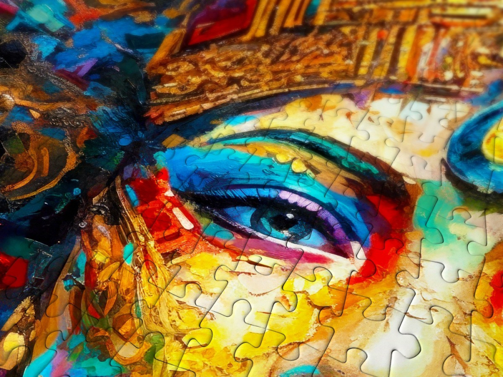 Puzzle 1000 piese Enjoy – Empress of Colors [5]