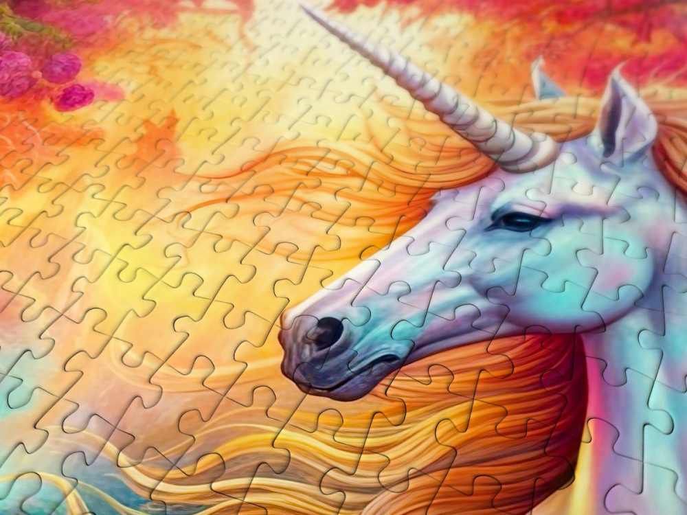 Puzzle 1000 piese Enjoy – Enchanted Harmony Unicorn [5]