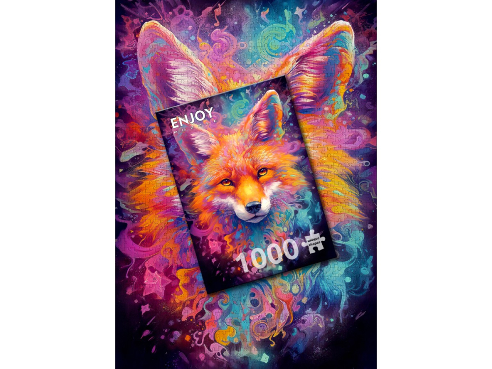 Puzzle 1000 piese Enjoy – Fiery Fox [4]