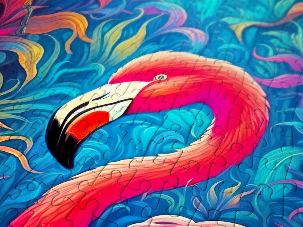 Puzzle 1000 piese Enjoy – Flamingo Miracle [5]